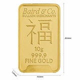 10 Gram Year of the Horse Gold Minted Bar