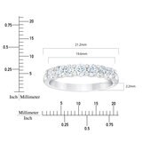 .80ctw Platinum 7 Stone Band