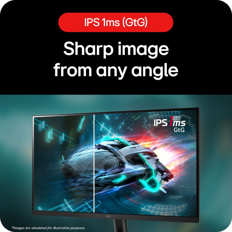 UltraGear 27 Inch FHD 180Hz IPS Gaming Monitor, 27GS60F-B