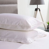 600 thread count duvet cover in white