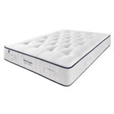 Silentnight British Wool 2400 Pocket Mattress & Slate Grey Full Ottoman Divan in 3 Sizes