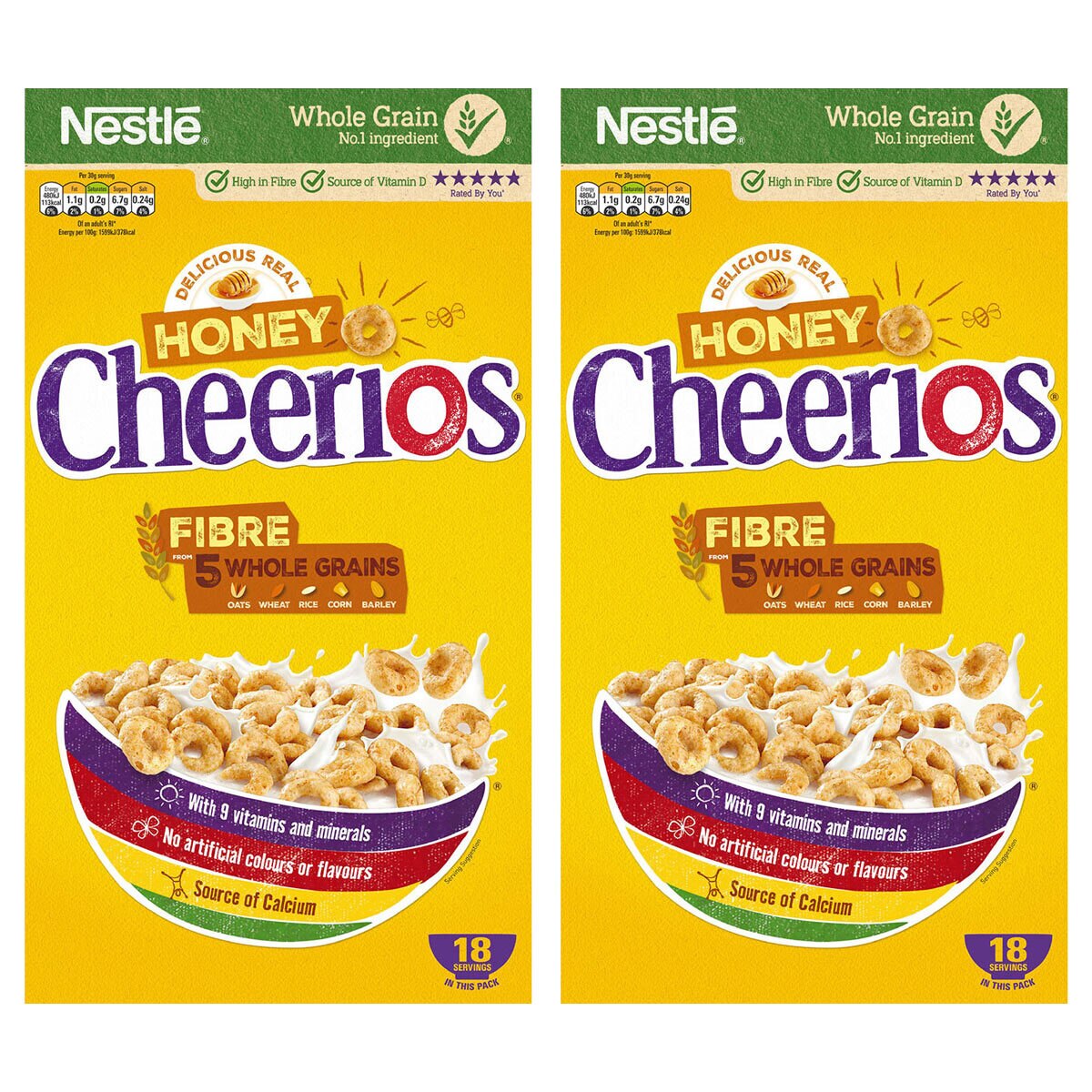 Nestle Honey Cheerios, 2 x 565g Costco UK