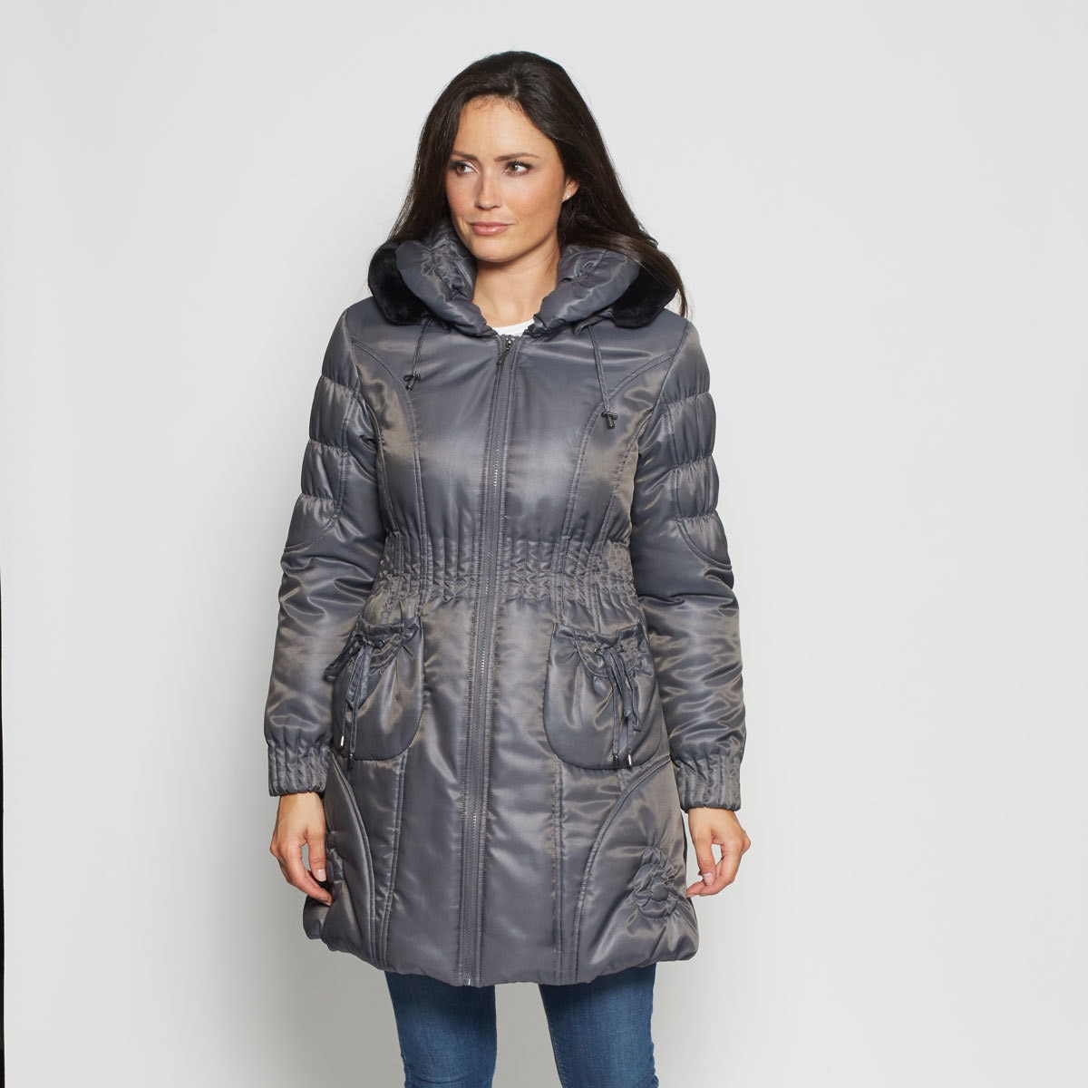 David Barry Women's Quilted Puffer Coat in 5 Colours and 6 Sizes
