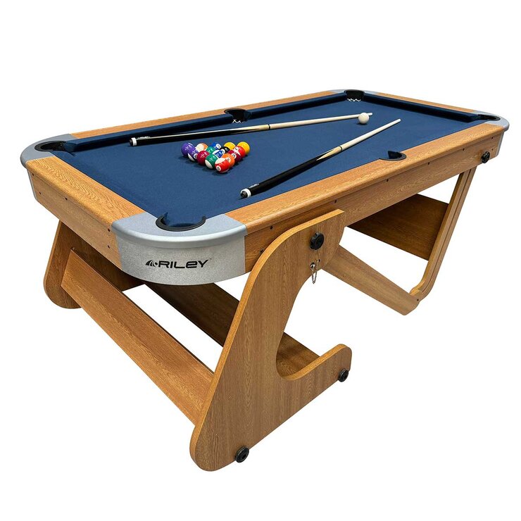 Riley 6ft 6in (198 cm) Supersize Folding Pool Table
