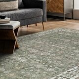 Wyatt & Ash Washable Area Rug in Green, 183 x 274cm