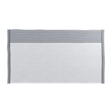 Bedeck coastal silver grey bath towel