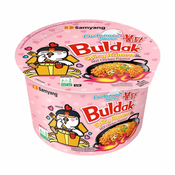 BULDAK SPICY RAMEN 105G  CARBONARA FLAVOUR