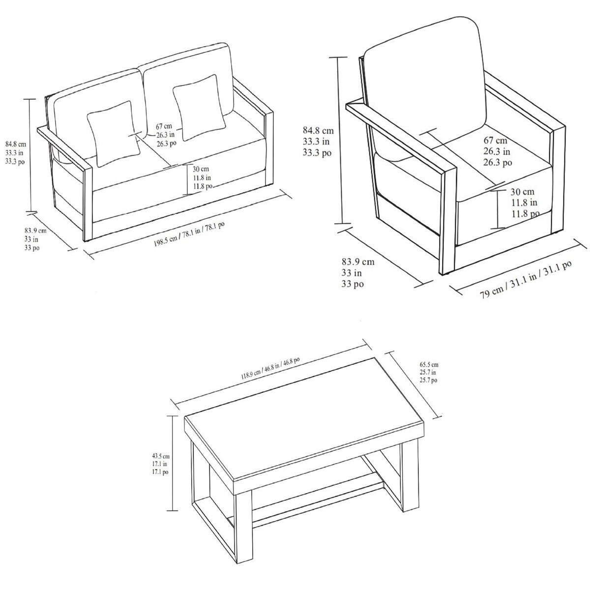 Agio Bentley 4 Piece Deep Seating Patio Set + Cover