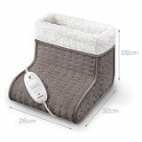 Beurer FW20 Cosy Electric Heated Foot Warmer, Taupe Beurer FW20 Cosy Electric Heated Foot Warmer, Taupe