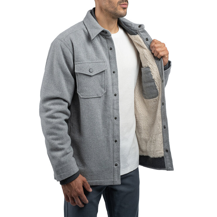 Jachs Sherpa Lined Shirt Jacket