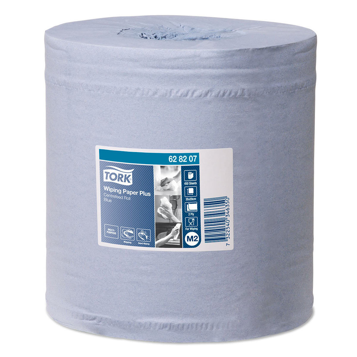 Tork Wiping Paper Plus Centrefeed in Blue, 6 x 157.5m Pallet Deal (30 Units)