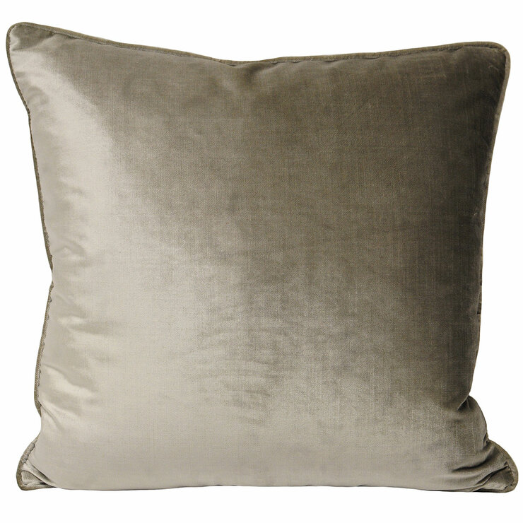 Paoletti Luxe Mink Velvet Feather Fill Cushion 2 Pack, 55 x 55 cm