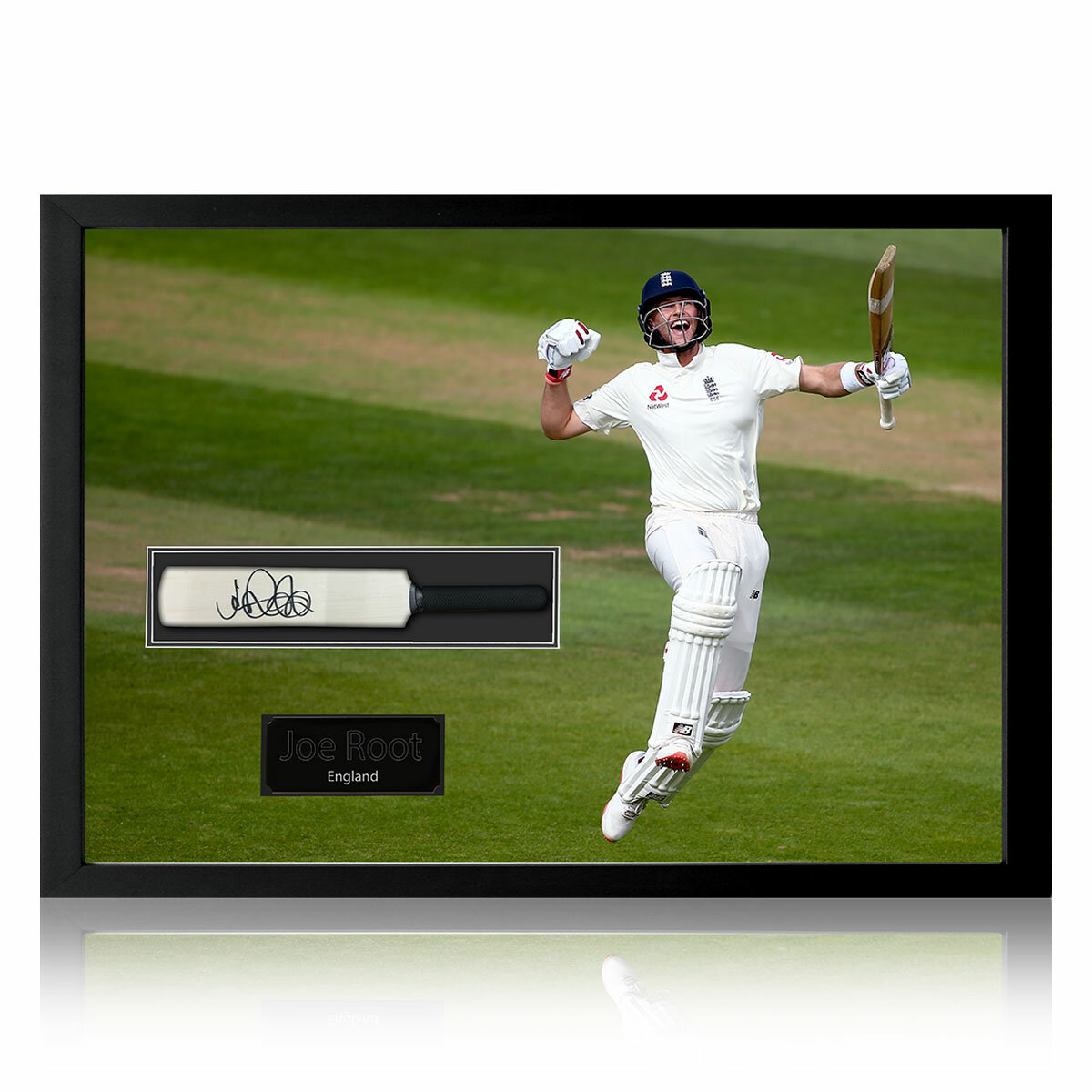 Joe Root Signed Celebration Bat Joe Root Signed Celebration Bat