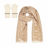 DKNY Ladies Scarf & Glove Set