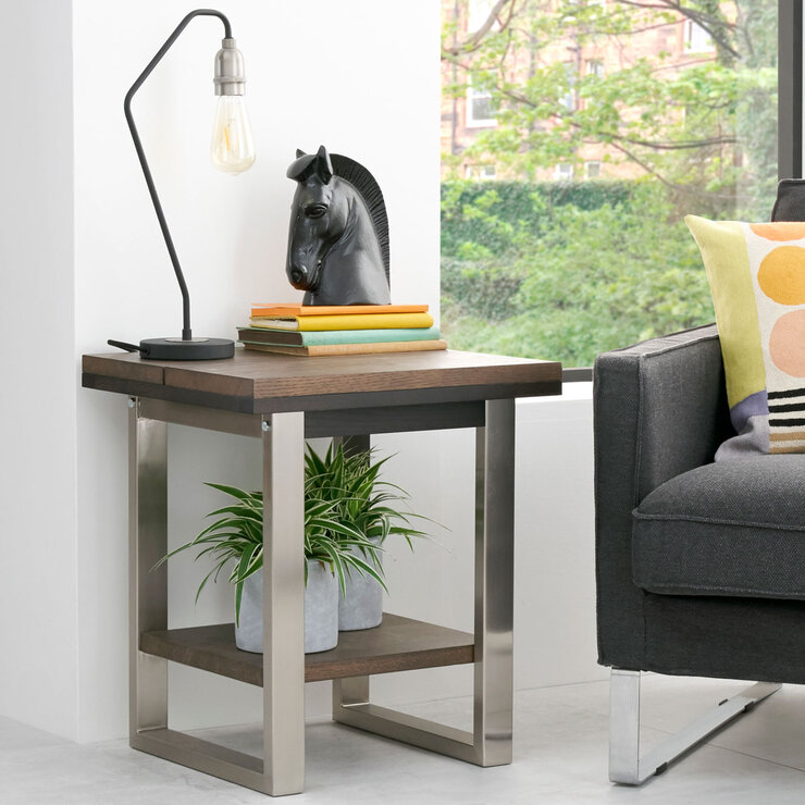 Bentley Designs Tivoli Dark Oak Lamp Table Bentley Designs Tivoli Dark Oak Lamp Table