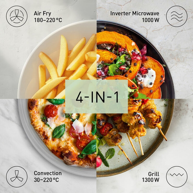 Lifestyle image of Panasonic 27L Combination Microwave 4 in 1 microwave