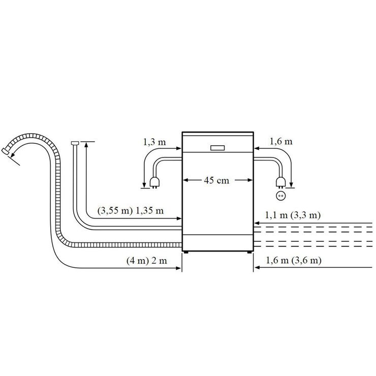 Bosch SMS25AW00G, 12 Place Settings Dishwasher A++ Rating in White