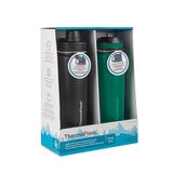 Thermoflask Stainless Steel Water Bottle, 710ml, 2 Pack