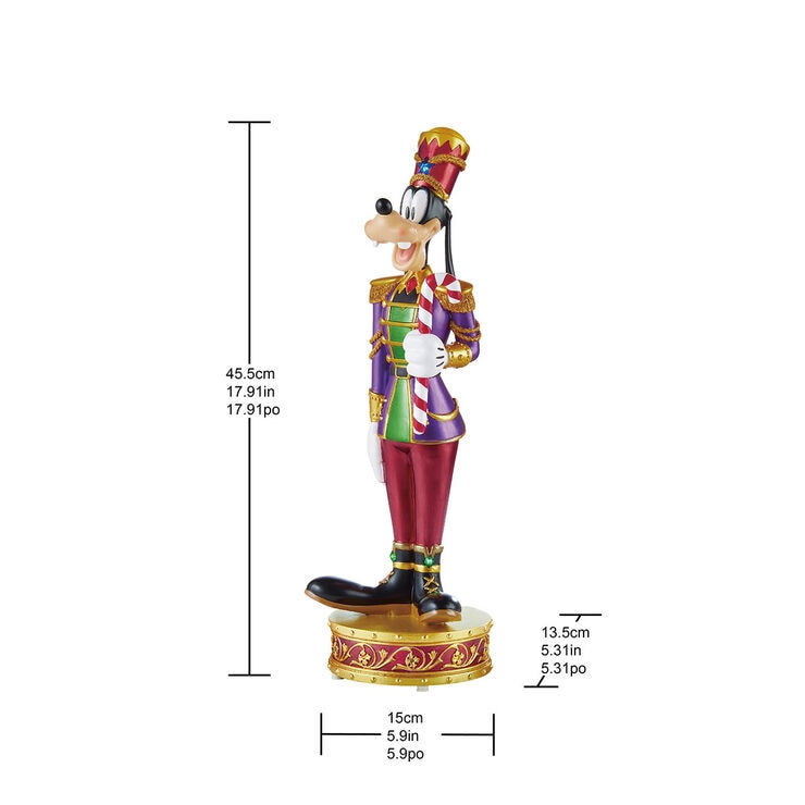 Disney Goofy & Mickey Nutcrackers 2pk Goofy Dimensions Image at Costco.co.uk