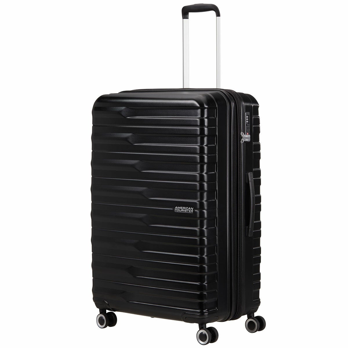 American Tourister 3pc Luggage Set Spinner Case In Black American Tourister 3pc Luggage Set Spinner Case In Black