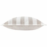 Yard Hayle Beige Striped Indoor Outdoor Cushion, 50 x 50 cm