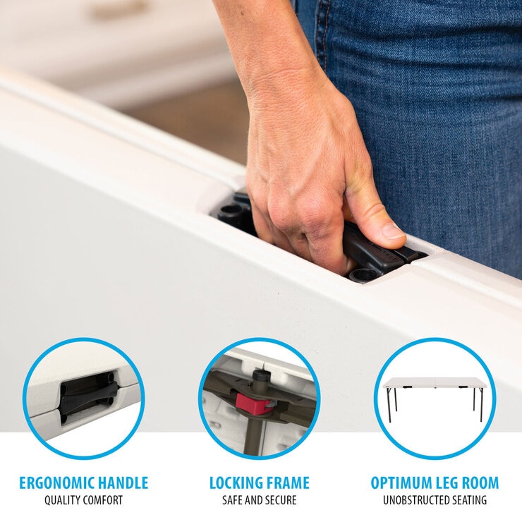 Buy Lifetime 6ft Folding Table Feature2 Image at Costco.co.uk