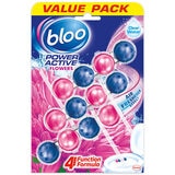 Bloo Power Active Toilet Rim Block, 2 x 3pack