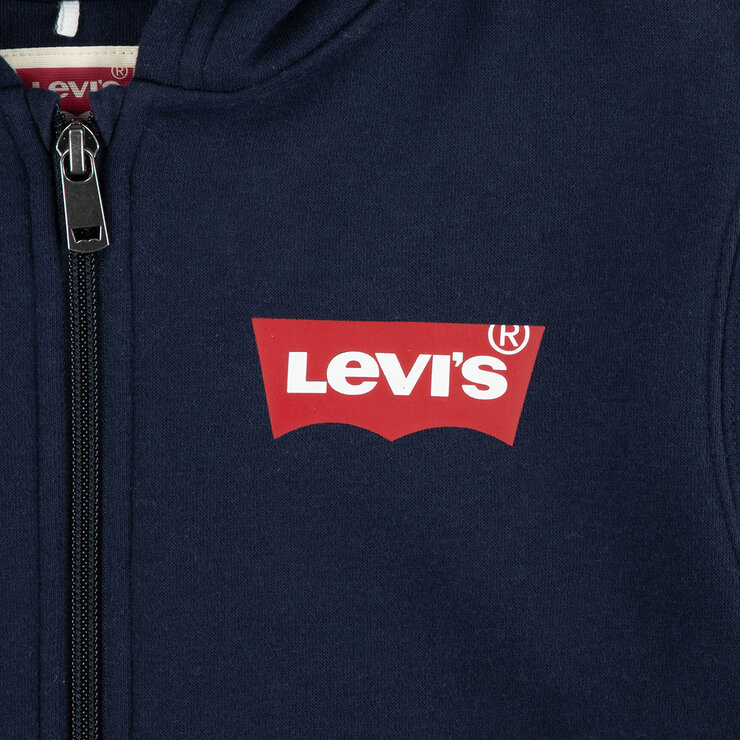 Levi Youth Zip Up Hoodie in Navy, 10-12 Years