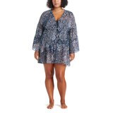 Rod Beattie Ladies Bleu Beach Cover Up Dress in Animal Print