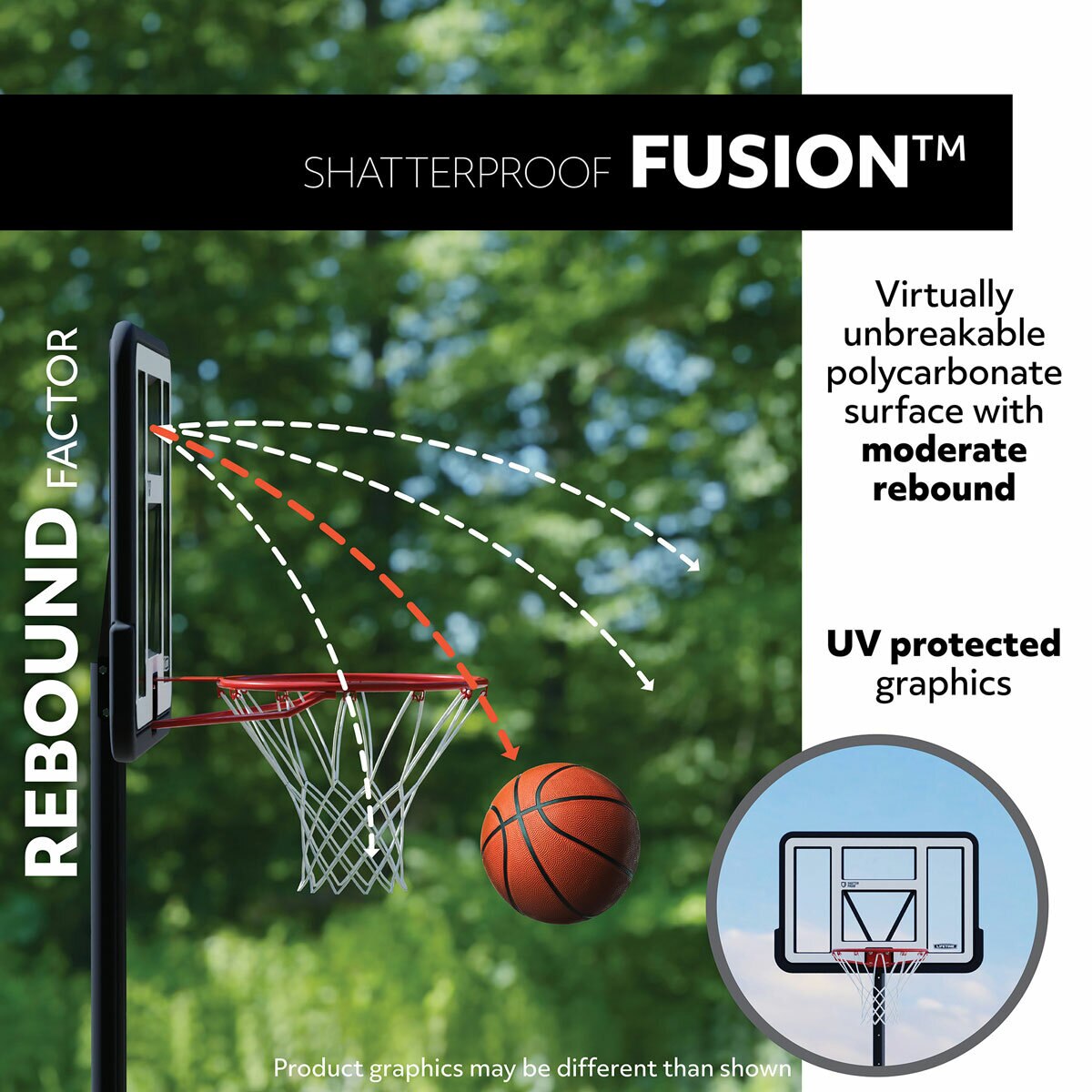 Lifetime 44 Inch (111cm) Portable Basketball Hoop