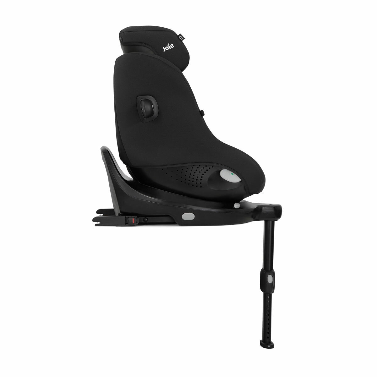 Studio image of the Joie I-Pivot Car Seat from the side, upright