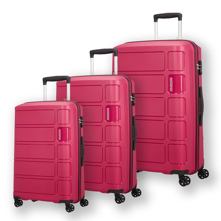 American Tourister Summer Splash 3 Piece Hardside Luggage Set in 4 Colours American Tourister Summer Splash 3 Piece Hardside Luggage Set in 4 Colours