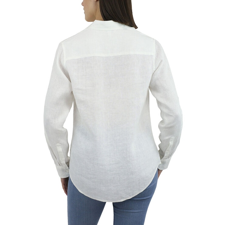 Jachs Ladies Linen Long Sleeve Shirt Jachs Ladies Linen Long Sleeve Shirt