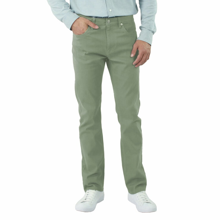 Jachs Men's Bull Denim Pant in Olive