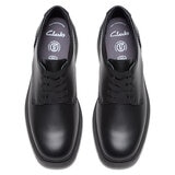 Clarks Kids Eris Pure Black Leather Shoes Clarks Kids Eris Pure Black Leather Shoes