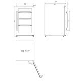 Danby DBC122KD1BSS, 124 Can Freestanding, Beverage Centre in Stainless Steel