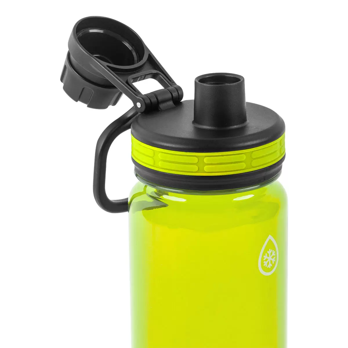 ThermoFlask 709ml Tritan Water Bottles, 3 Pack in Grey/Navy/Lime Green