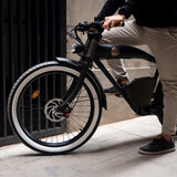 Rayvolt Clubman E-Bike with Lights, Leather Bag, Set Up Assistance and First Year Inspection in Shadow Black