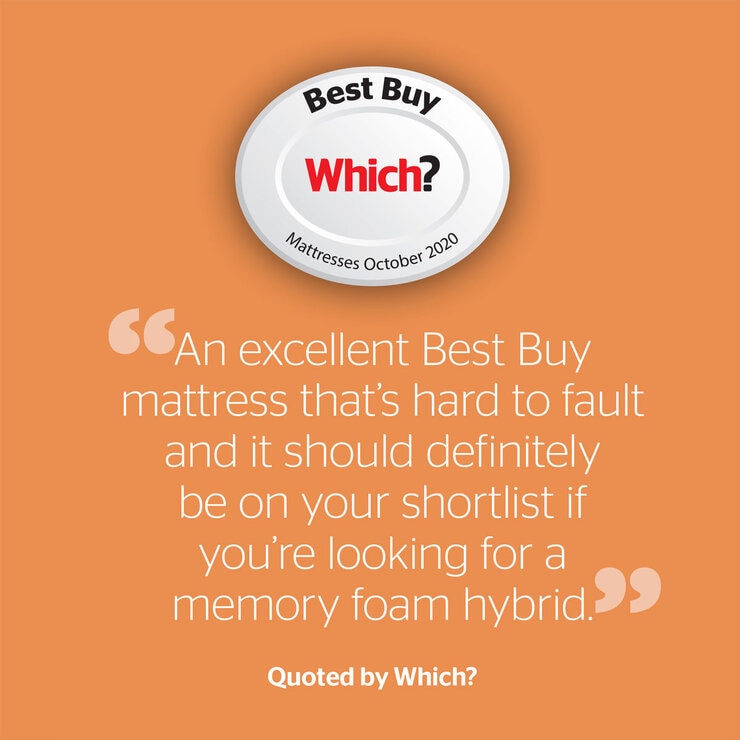 Silentnight Studio Memory 1000 Hybrid Rolled Mattress in 3 Sizes