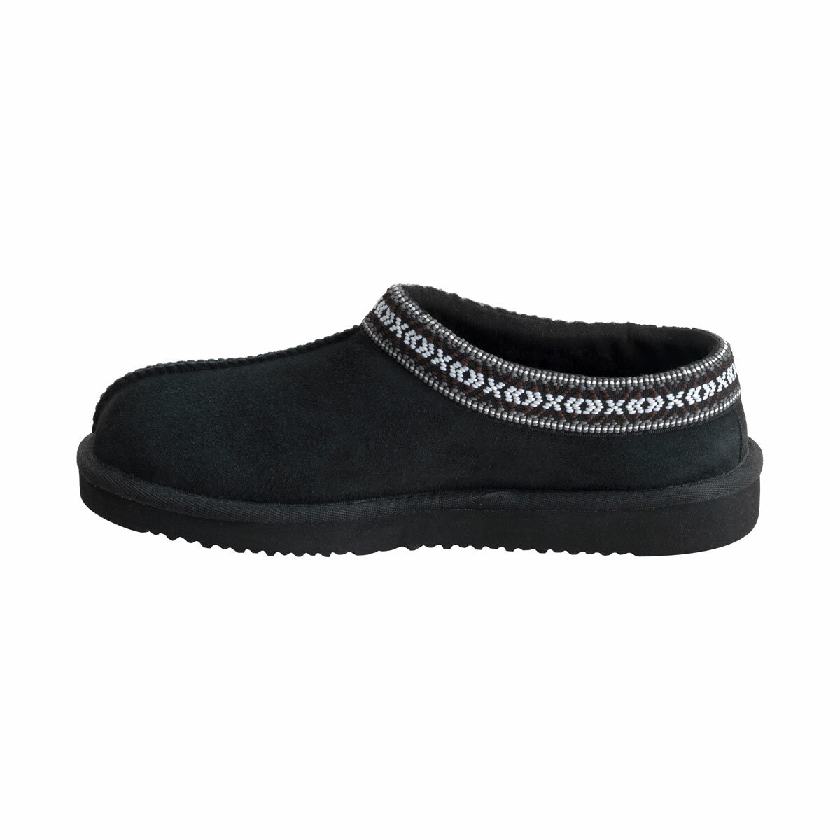 Kirkland Signature Unisex Shearling Slipper in Black