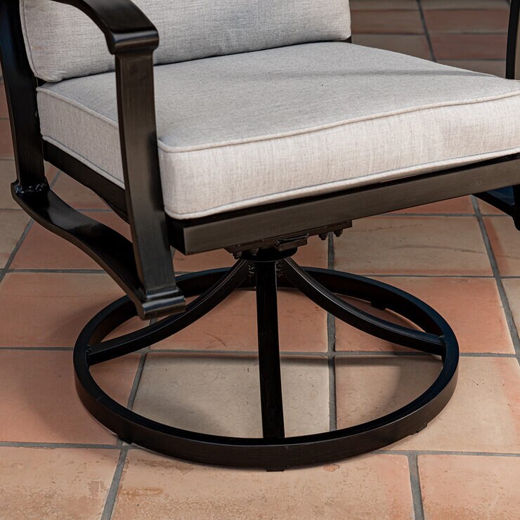 SunVilla Anita 9 Piece Cushioned Dining Patio Set + Cover Costco UK