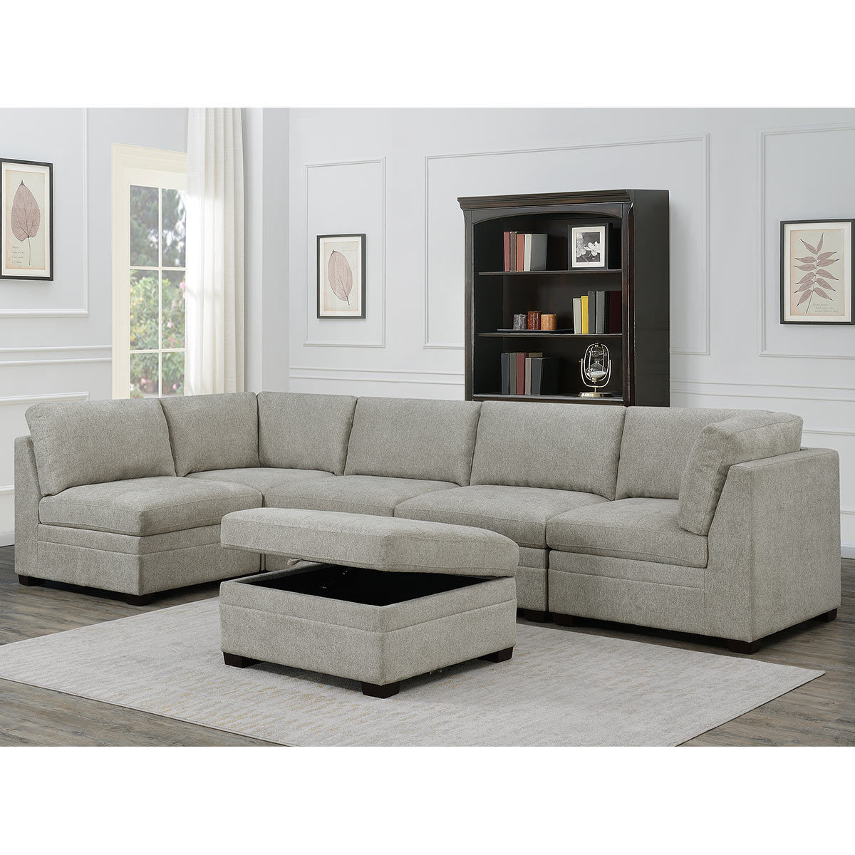 Thomasville Tisdale 6 Piece Modular Fabric Sofa Costco UK