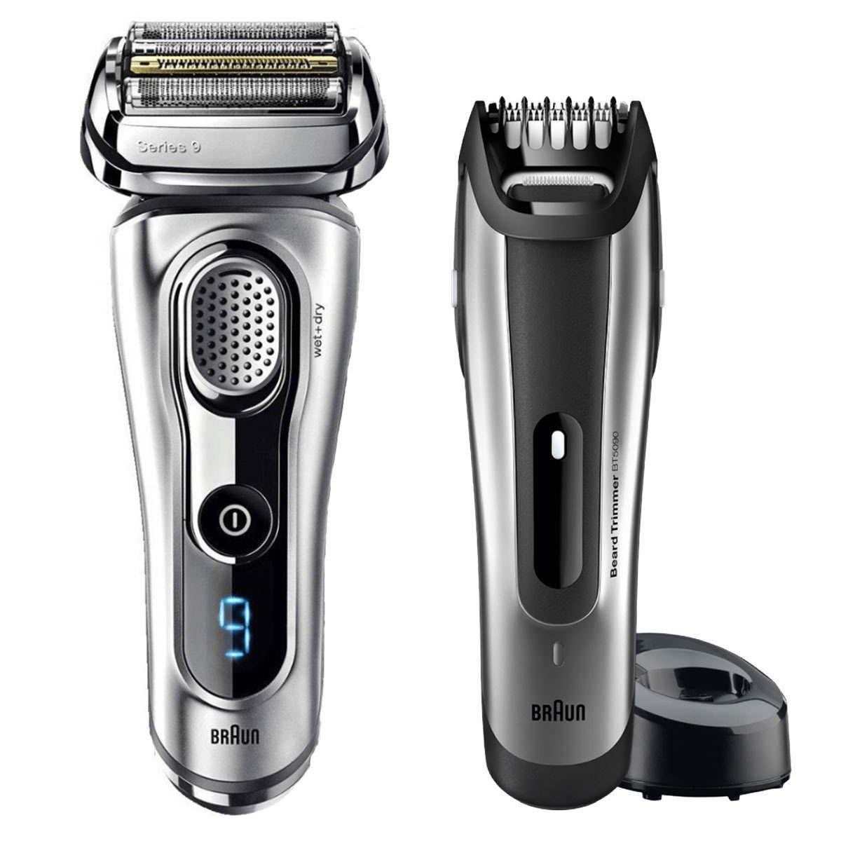 Braun Electric Razor for Men SensoFlex with Beard Trimmer?hargeable?harge?harge%WetDry Foil Shaver with 4-in-1 SmartCare Center and Travel - 1