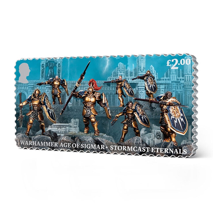 Official Warhammer Stamp Ingot Stormcast Eternals by Royal Mail Official Warhammer Stamp Ingot Stormcast Eternals by Royal Mail
