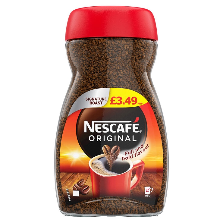 Nescafe Original Instant Coffee PMP £3.49, 95g