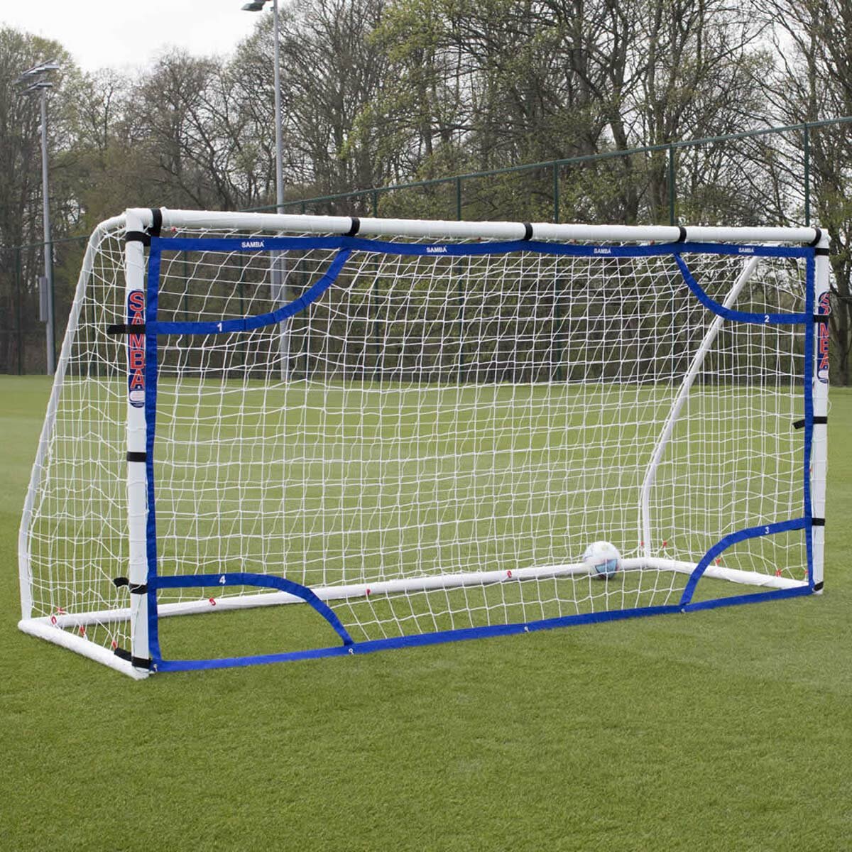 Lifestyle image of the Samba 12' x 6' Football Target Net