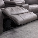 Jackson Grey Fabric Power Reclining Corner Sofa