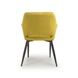 Nero Lime Velvet Dining Chair 2 pack