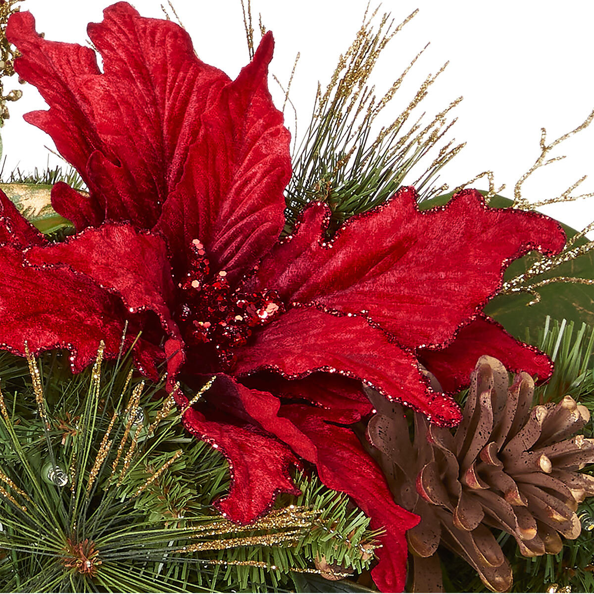 Buy 32" Pre-Lit Decorative Centrepiece Red Close Up Image at Costco.co.uk