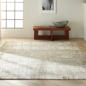 Calvin Klein Rush Ivory Taupe Rug, in 2 Sizes